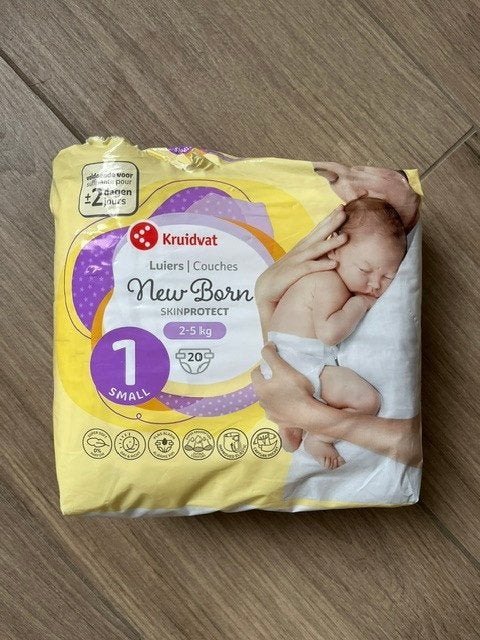 Luiers Kruidvat New Born maat 1, Ophalen, Nieuw, Overige typen, Overige merken