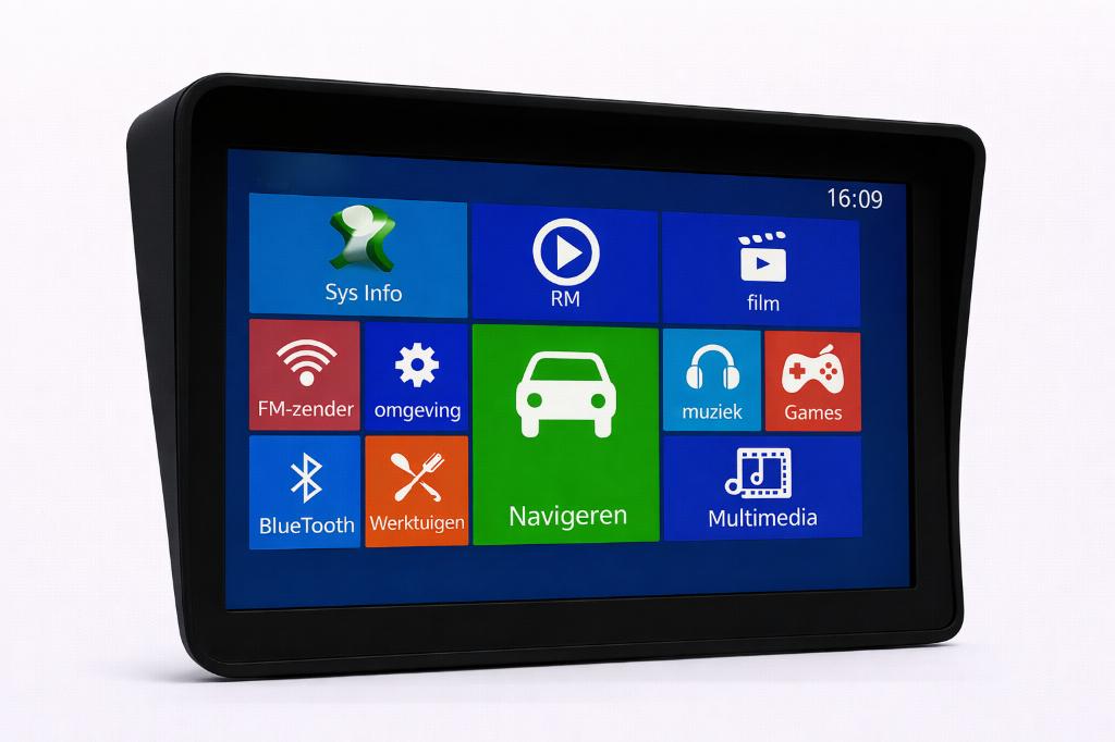 7 inch Auto, Camper GPS Navigatiesysteem Europa Kaarten- BT, Caravans en Kamperen, Mobilhome-accessoires, Info@drktech.be, Oosterwennel 35 Genk