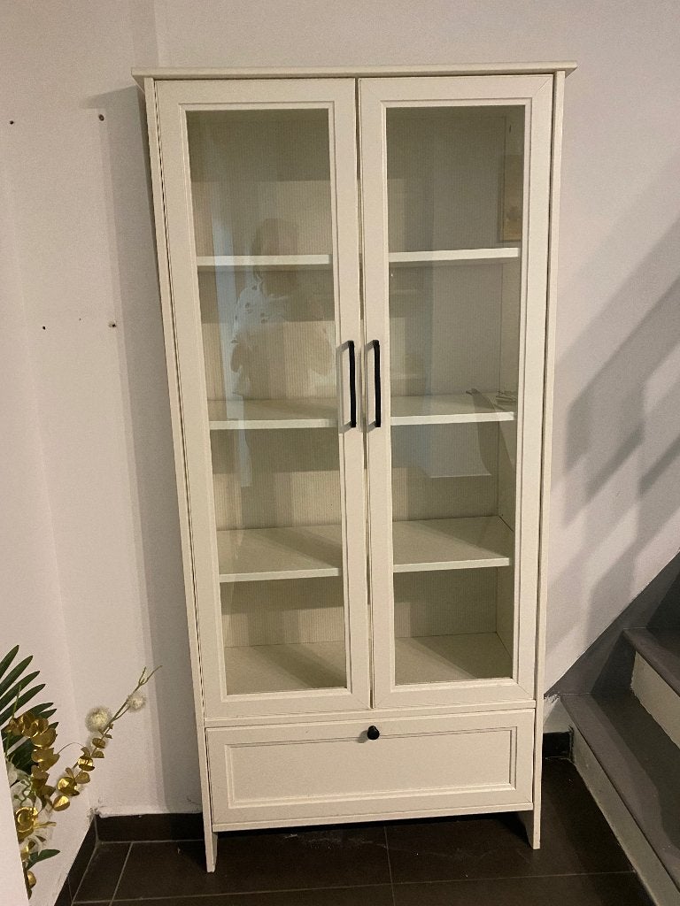 Vitrine ikea, Maison & Meubles, Enlèvement, Utilisé, Avec tiroir(s)