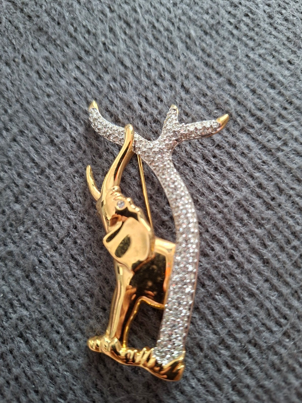 Swarovski broche, Ophalen of Verzenden