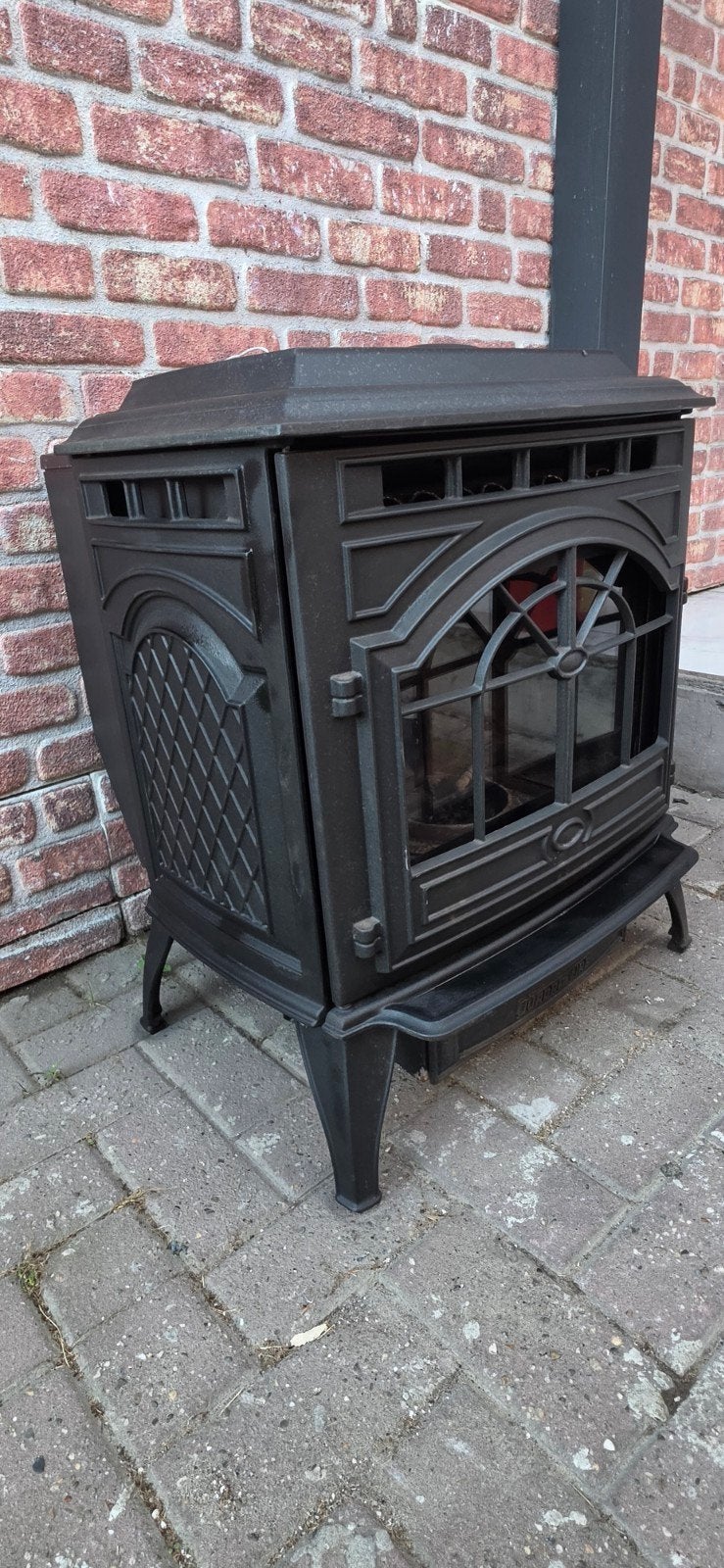 Quadra-Fire 8 kw kan geleverd Vorden, Huis en Inrichting, Kachels, Gebruikt, Elektrisch, Ophalen of Verzenden, Pelletkachel