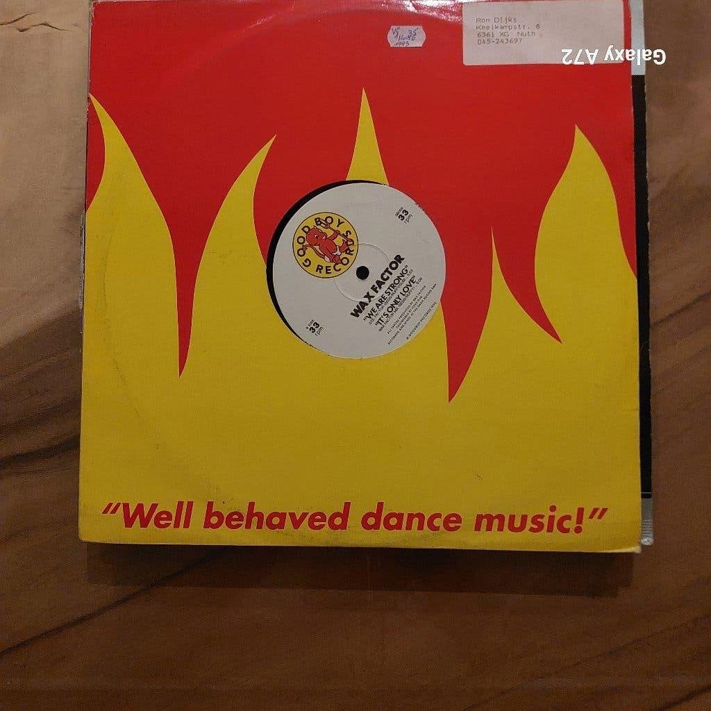 wax factor we are strong 12 inch maxi, Cd's en Dvd's, Vinyl | Dance en House, Gebruikt, House, Ophalen of Verzenden, 12 inch