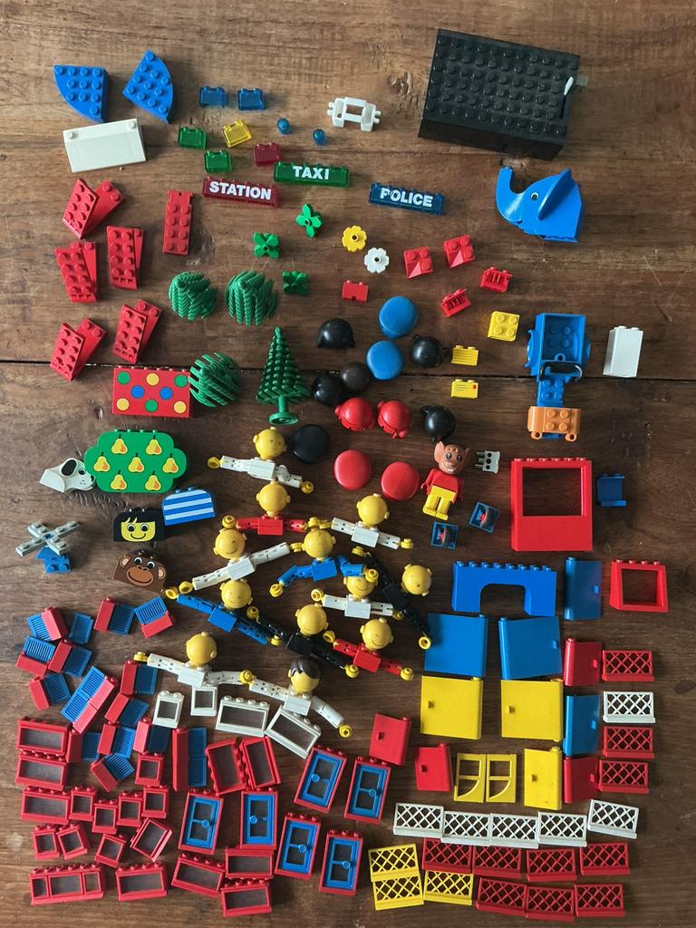Lego onderdelen jaren 70-80, Kinderen en Baby's, Speelgoed | Bouwstenen, Ophalen, Gebruikt