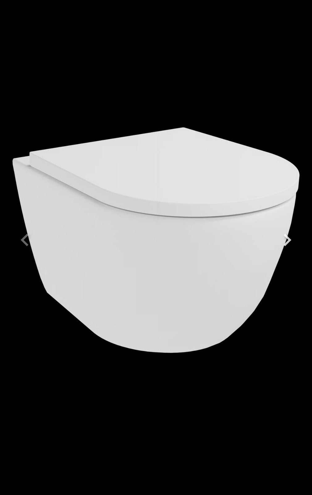 Luca Varess Moreno hangtoilet mat wit met softclose wc bril, Ophalen, Nieuw