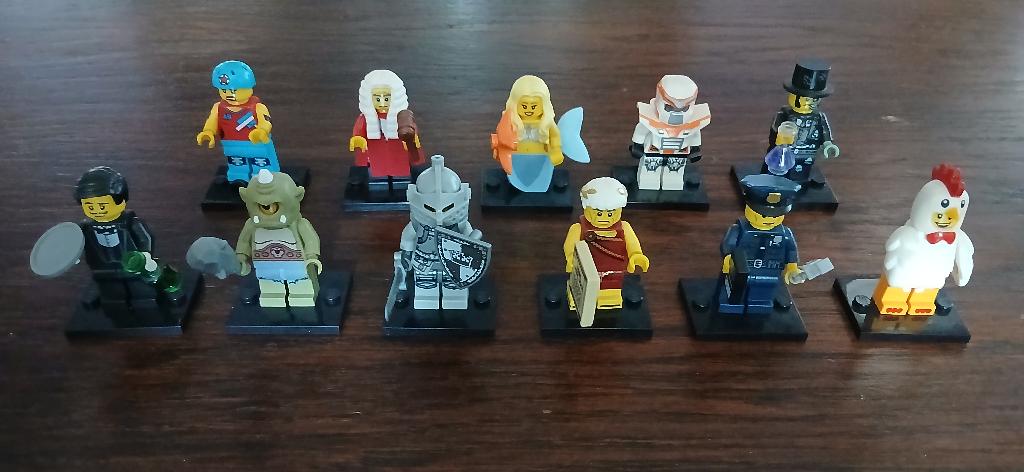 Lego Minifigures Serie 9 ( 11 st ), Lego, Accessoires inclus, Comme neuf, Enlèvement