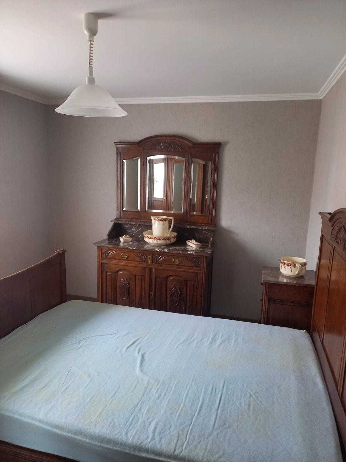 antieke slaapkamer, Ophalen