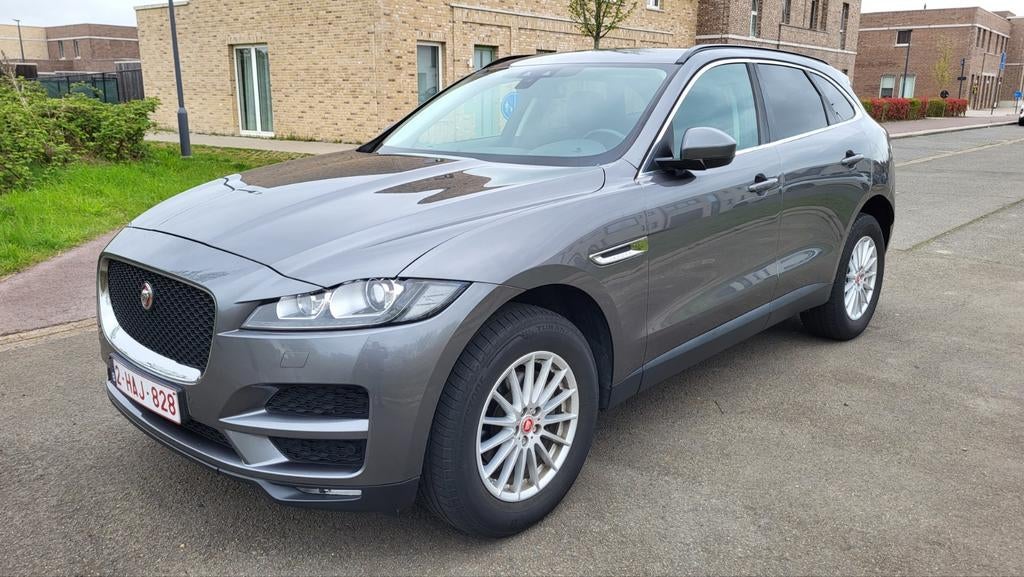 Jaguar F-Pace 2.0L Diesel AWD  Euro6 ., Auto's, Jaguar, Automaat, Leder, Diesel, Particulier