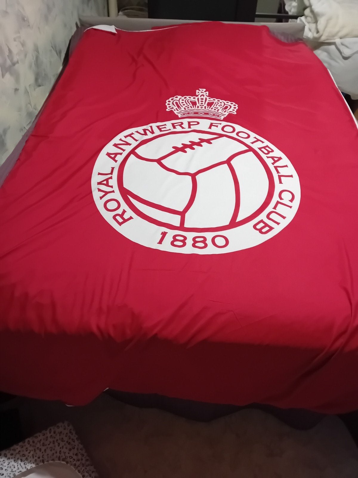 Dekbed overtrek voetbalclub Antwerpen, Sport en Fitness, Ophalen of Verzenden, Nieuw, Overige typen