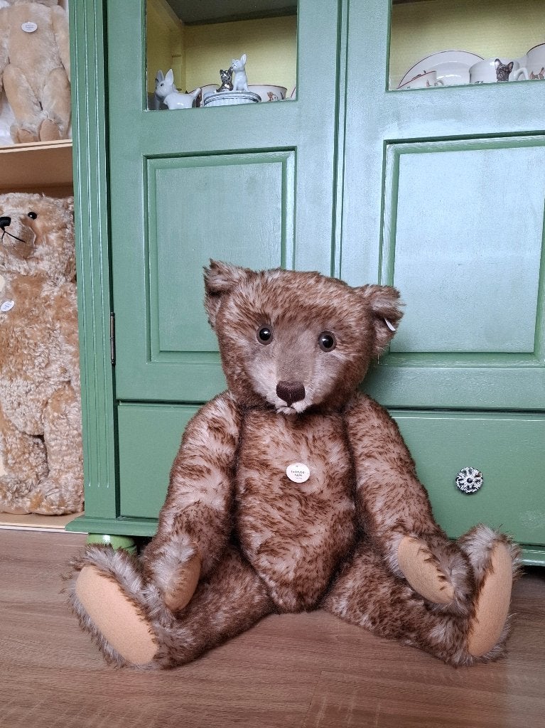 Ours en peluche Steiff Happy Anniversary 65 cm, Enlèvement ou Envoi, Comme neuf, Ours en tissus, Steiff