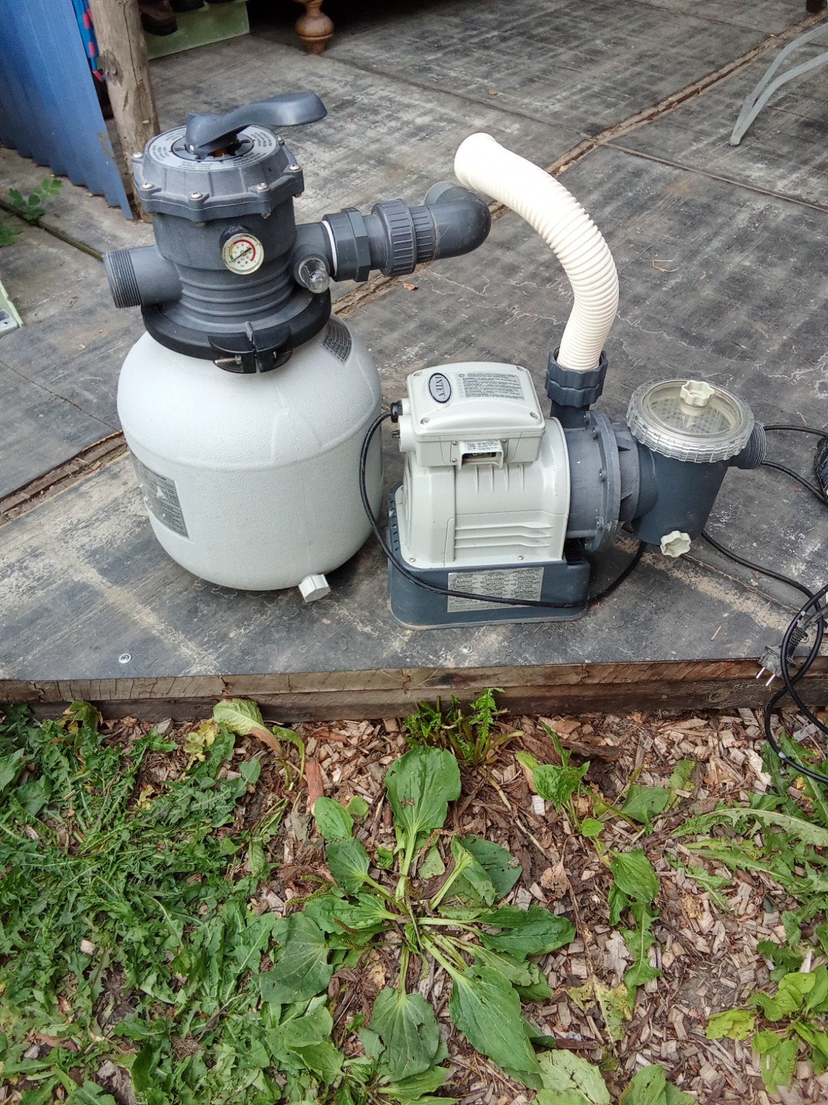 Intex zandfilterpomp 370w, Ophalen