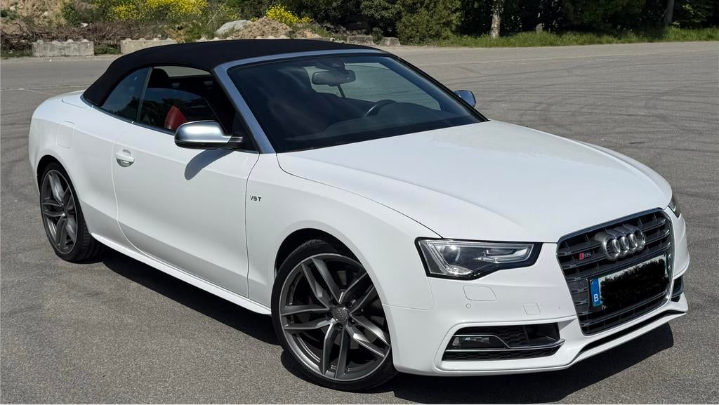Audi S5 Cabriolet S-Line 3.0i Essence Automatique 5/2015, Autos, Audi, Cuir, Achat, Euro 6, Entreprise