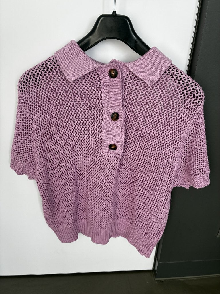 Paarse polo S/M van Veritas in perfecte staat!, Taille 38/40 (M), Veritas, Enlèvement ou Envoi, Comme neuf