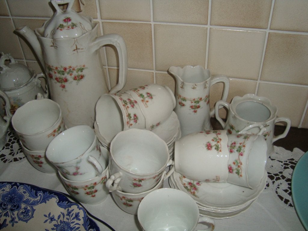 Art Nouveau koffieservies., Antiek en Kunst, Ophalen