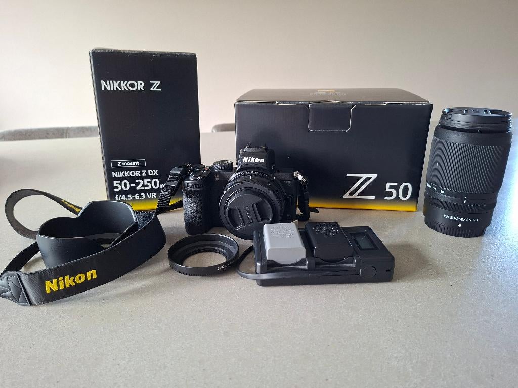 Nikon Z50 met 2 lenzen – complete en veelzijdige set!, TV, Hi-fi & Vidéo, Appareils photo numériques, Sans zoom optique, Compact