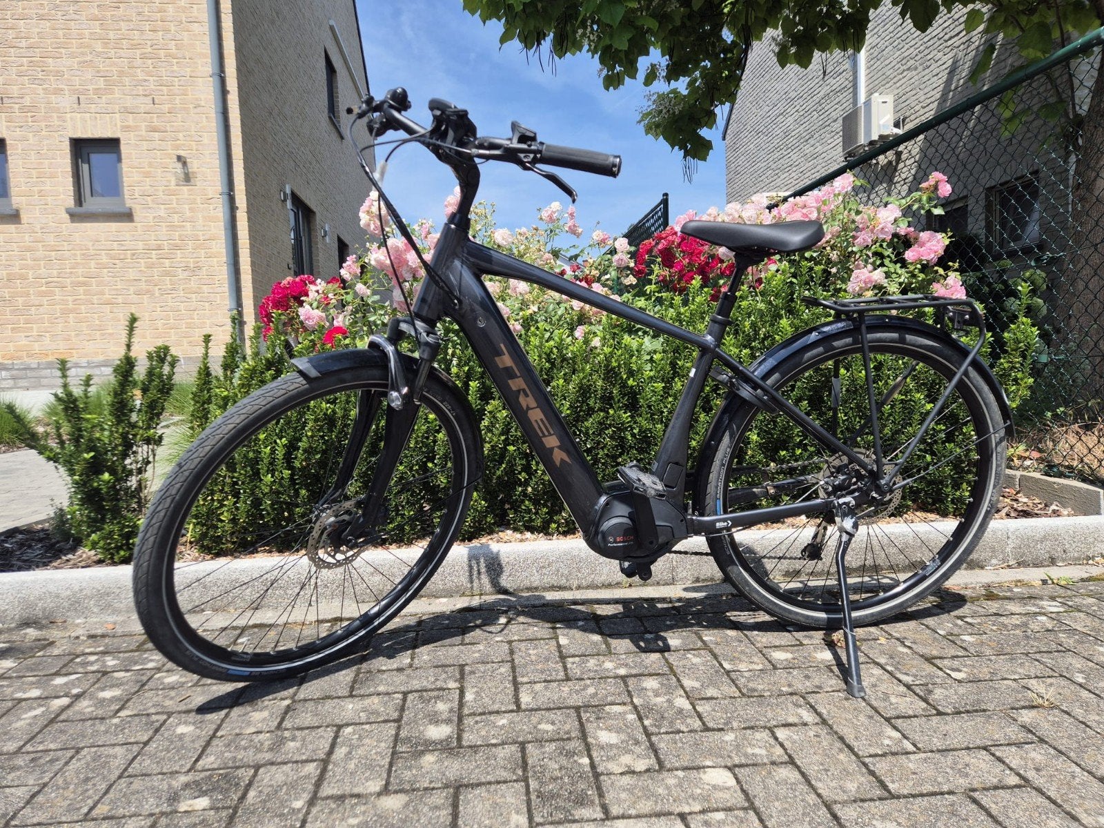 Trek Verve+ 4 (2022) - Bien entretenu - Bosch Performan, Vélos & Vélomoteurs, Vélos électriques, Enlèvement