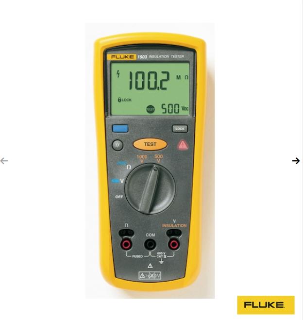 Nieuwe Fluke 1503 Insulation Tester, Ophalen, Nieuw, Elektriciteit