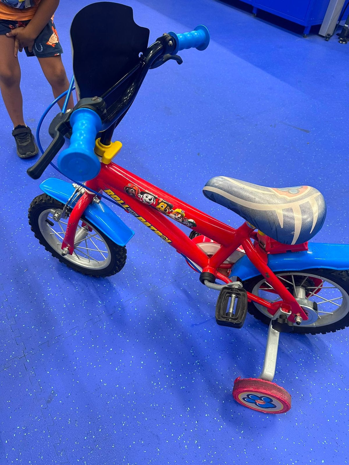 Velo enfant pat patrouille, Ophalen, Zo goed als nieuw, Minder dan 16 inch, Zijwieltjes