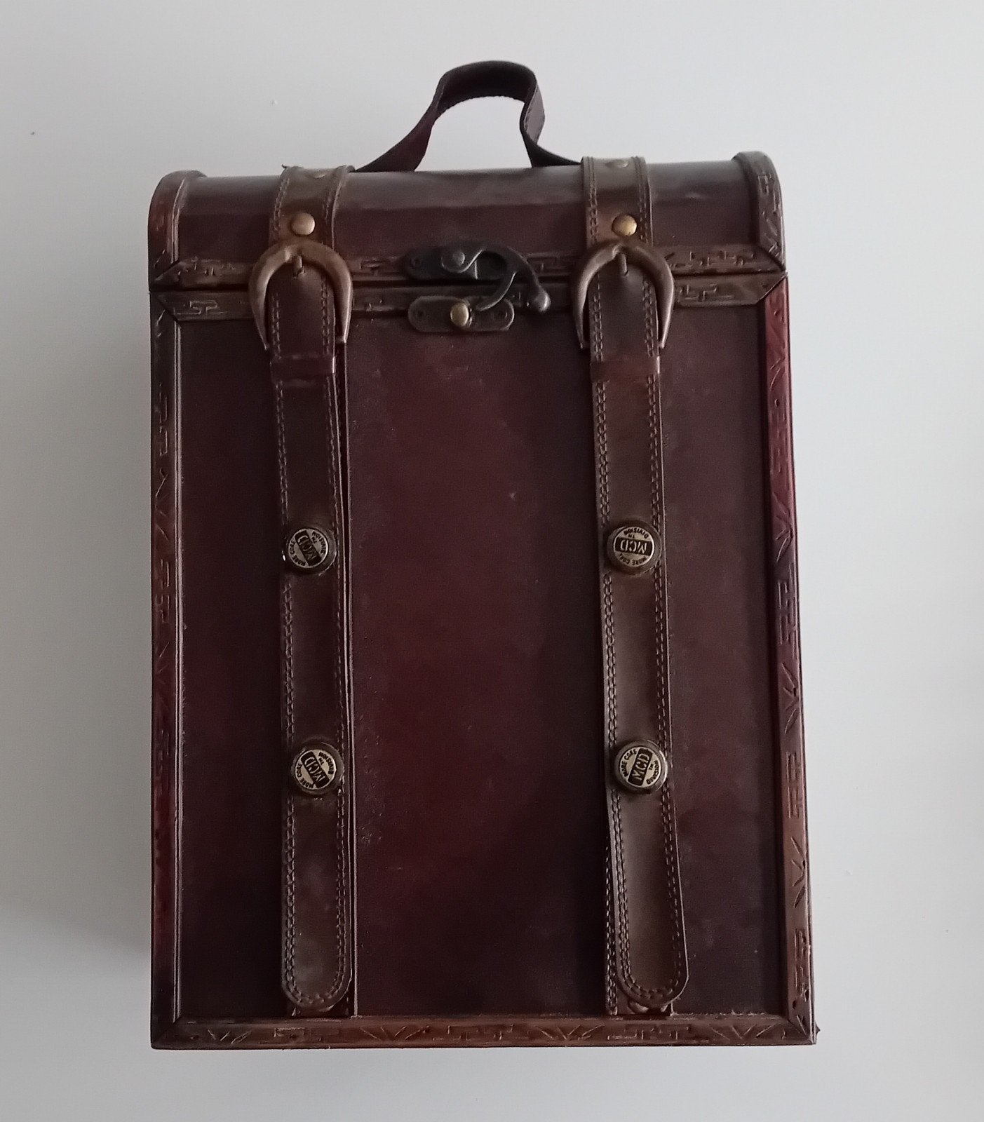 Houten wijnkistje voor 3 flessen, Ophalen