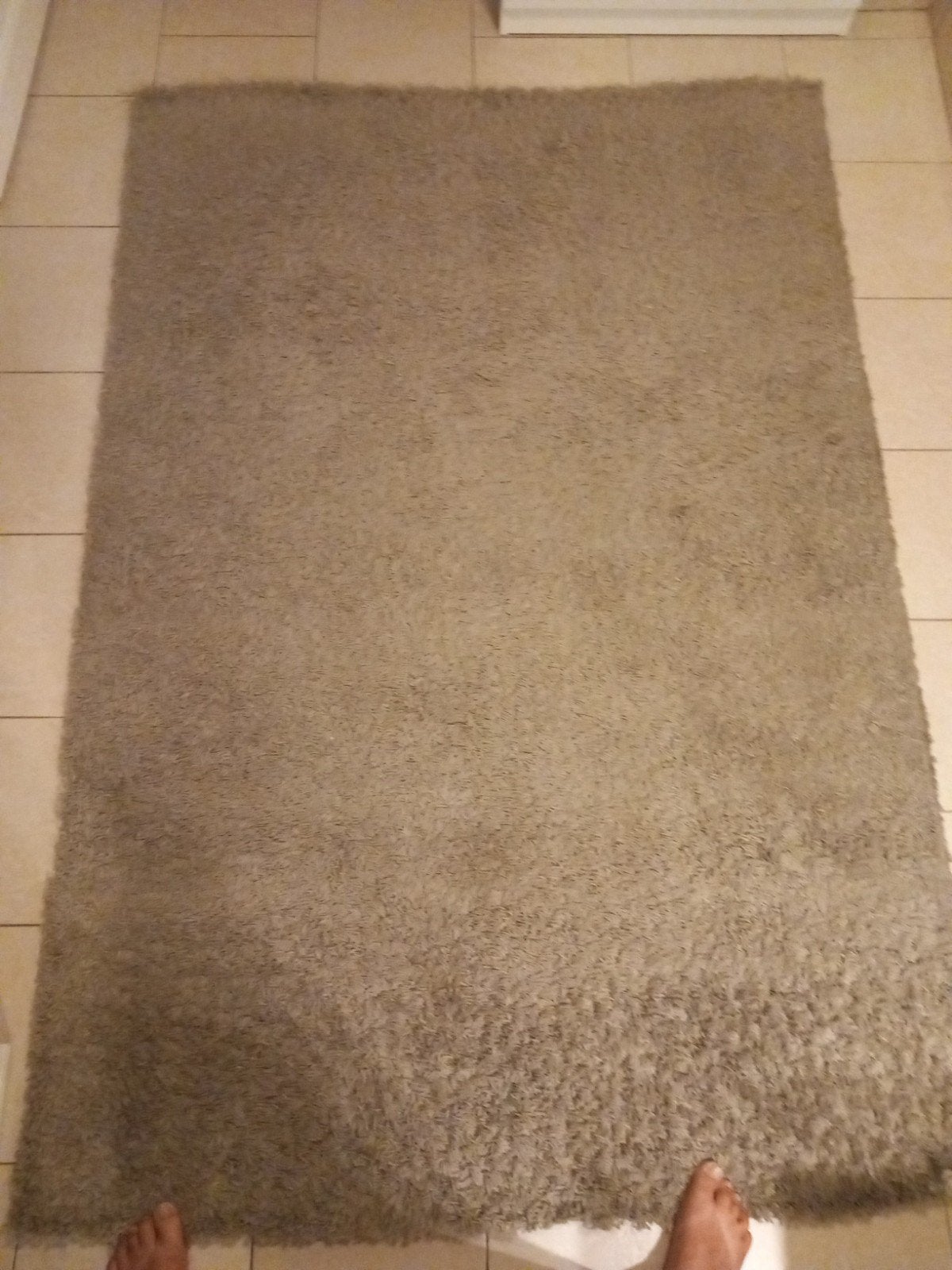 2 Tapijten Beige en Grijze, Maison & Meubles, Enlèvement, Beige