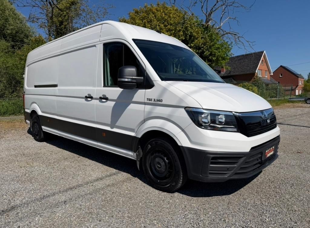 MAN TGE 2.0 // L4 H2 // 140 Pk // Camera // Cruise Control, Voorwielaandrijving, Stof, MAN, Wit