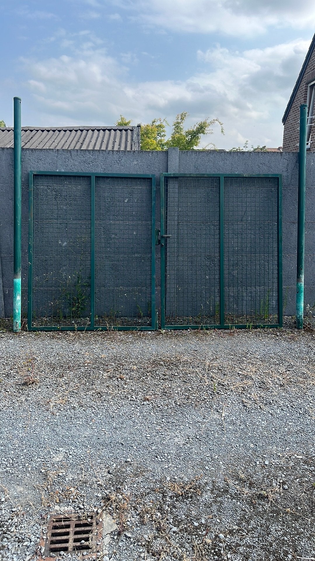 Double portail, Jardin & Terrasse, Enlèvement, Utilisé