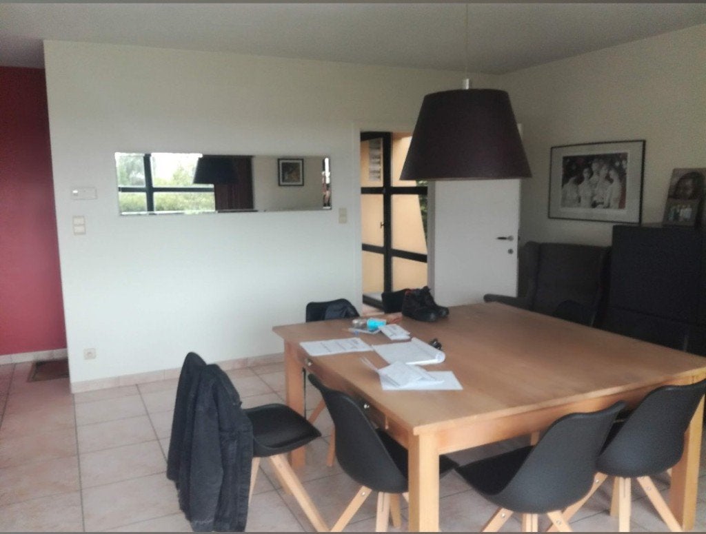 Mooie teaktafel, geschikt voor zowel binnen als buiten., Enlèvement