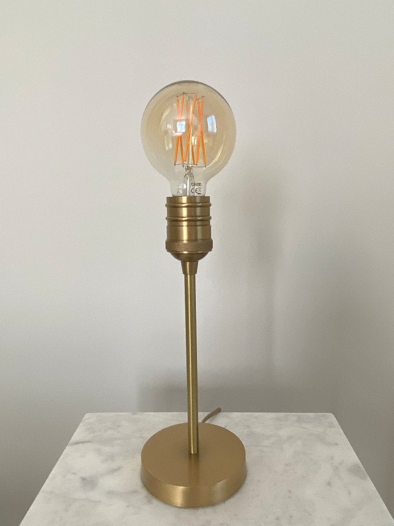 Tafellamp/Nachtlamp, Ophalen, Goud, 32 cm, Nachtlamp