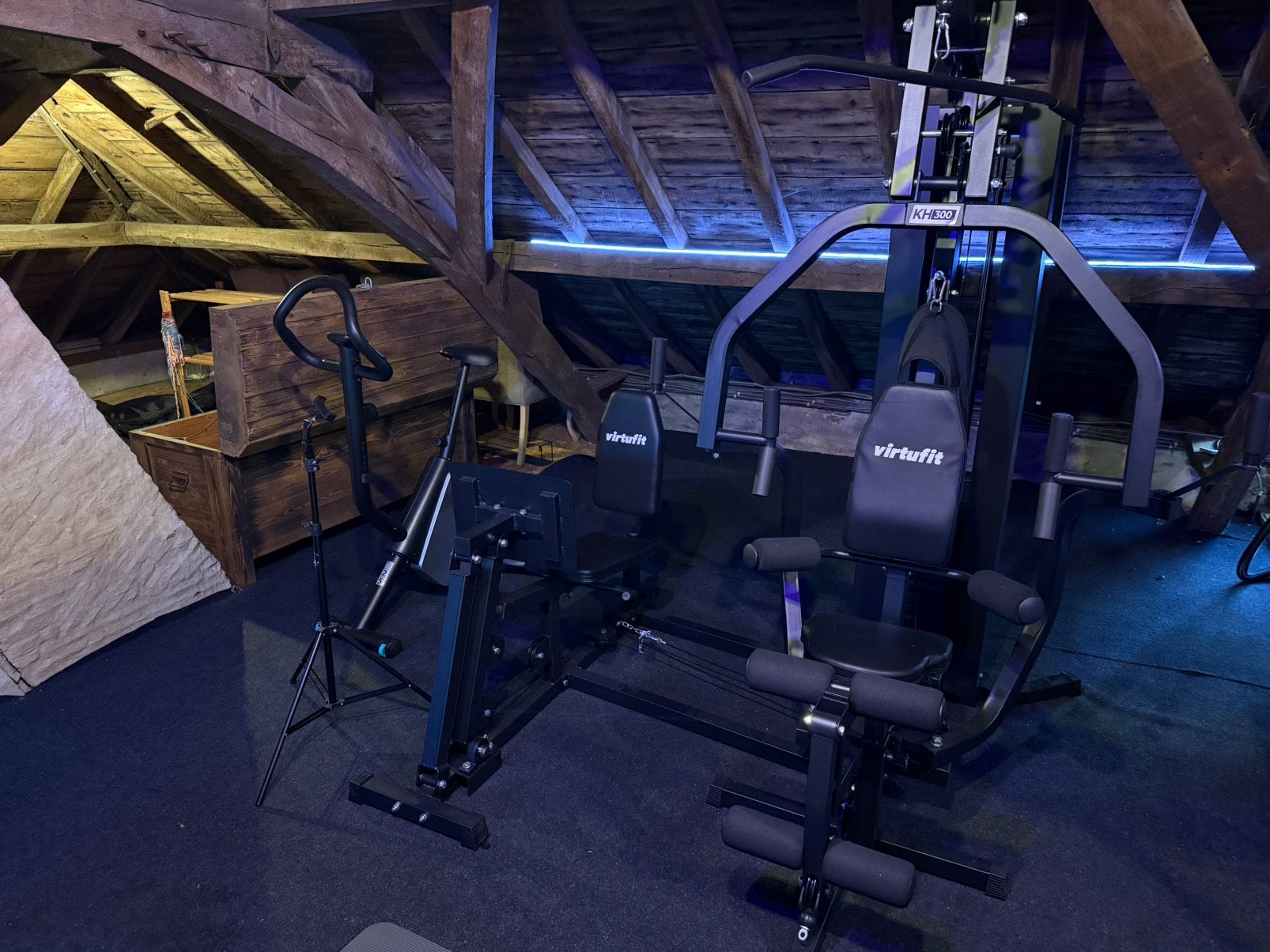 Krachstation met Legpress, Sports & Fitness, Neuf, Centrale électrique, Enlèvement, Autres matériaux
