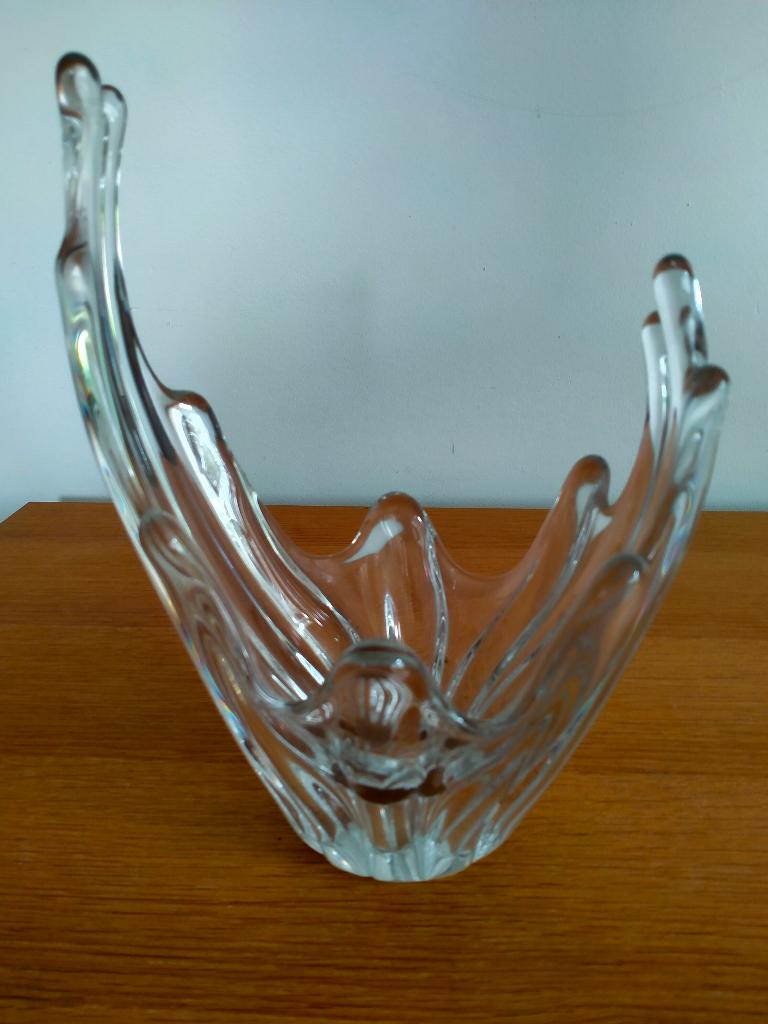 Glazen fruitschaal, merk DAUM, Antiek en Kunst, Antiek | Glaswerk en Kristal, Ophalen of Verzenden