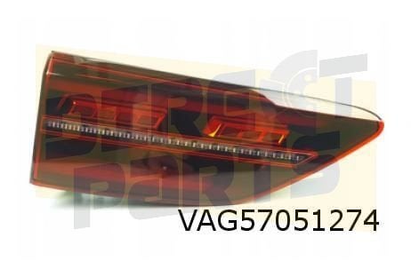 Volkswagen Golf VIII (2/20-) achterlicht Rechts binnen (LED, Neuf, -, Volkswagen, -