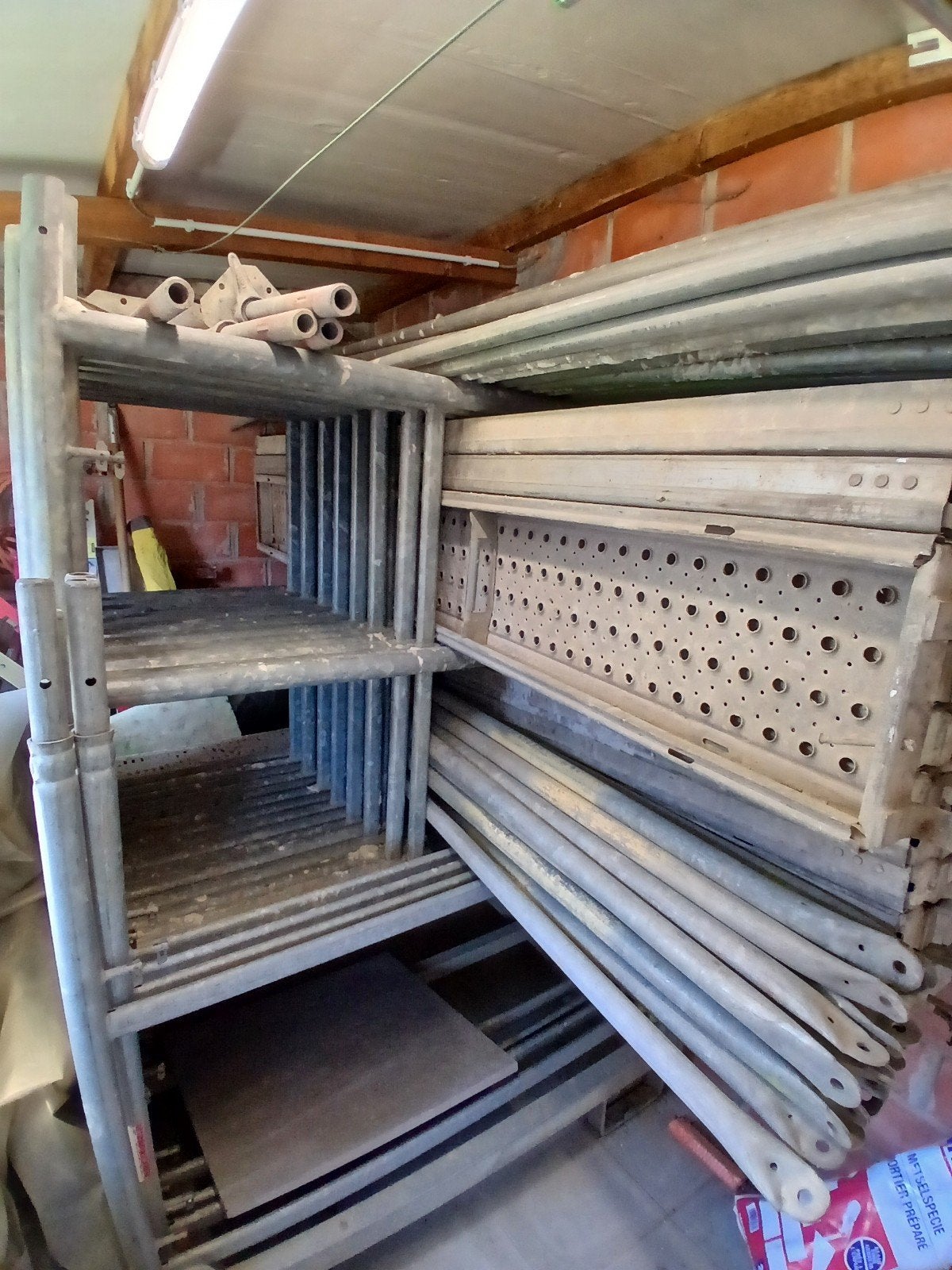 Adria gegalvaniseerde kader stelling 61 m2, Jardin & Terrasse, Poteaux, Poutres & Planches, Enlèvement