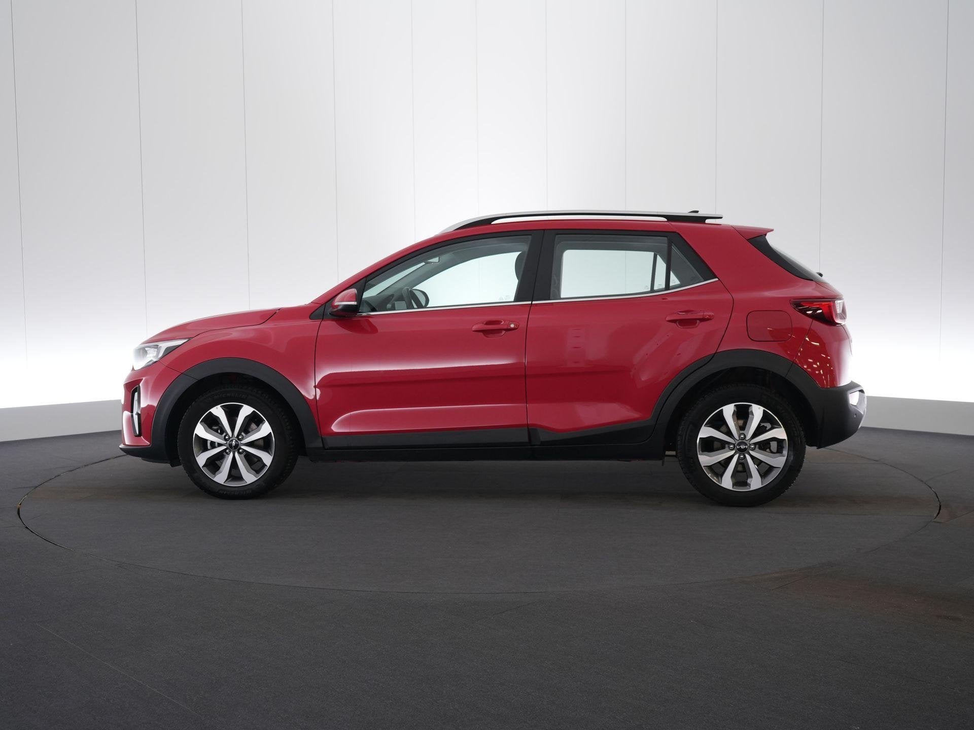Kia Stonic 1.0 T 100 PulseDCT (automatique), Autos, Kia, Rouge, Electronic Stability Program (ESP), Entreprise, Entretenue par le concessionnaire