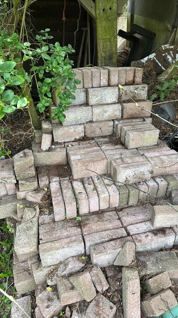 Gratis Klinkers 22X11 cm oostduinkerke, Doe-het-zelf en Bouw, Ophalen, Zo goed als nieuw
