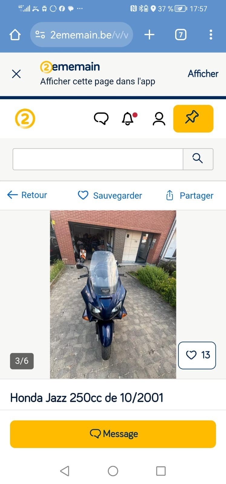 Honda jazz 250cc uit 2001 voert een volledig onderhoud uit, Motoren, Motoren | Honda, 250 cc, Scooter, Occasion, Particulier