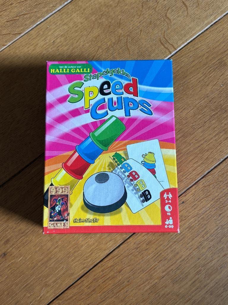 Spel Speed Cups, Hobby en Vrije tijd, Gezelschapsspellen | Overige, Een of twee spelers, Ophalen of Verzenden, Zo goed als nieuw