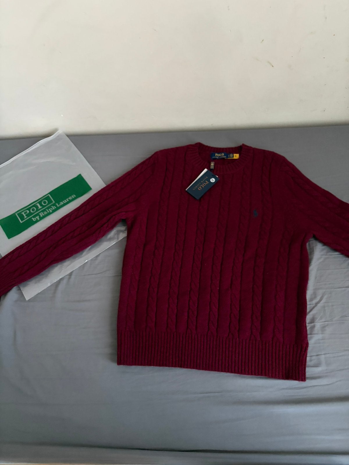 Pull Ralph Lauren, Enlèvement ou Envoi, Comme neuf, Taille 48/50 (M), Rouge