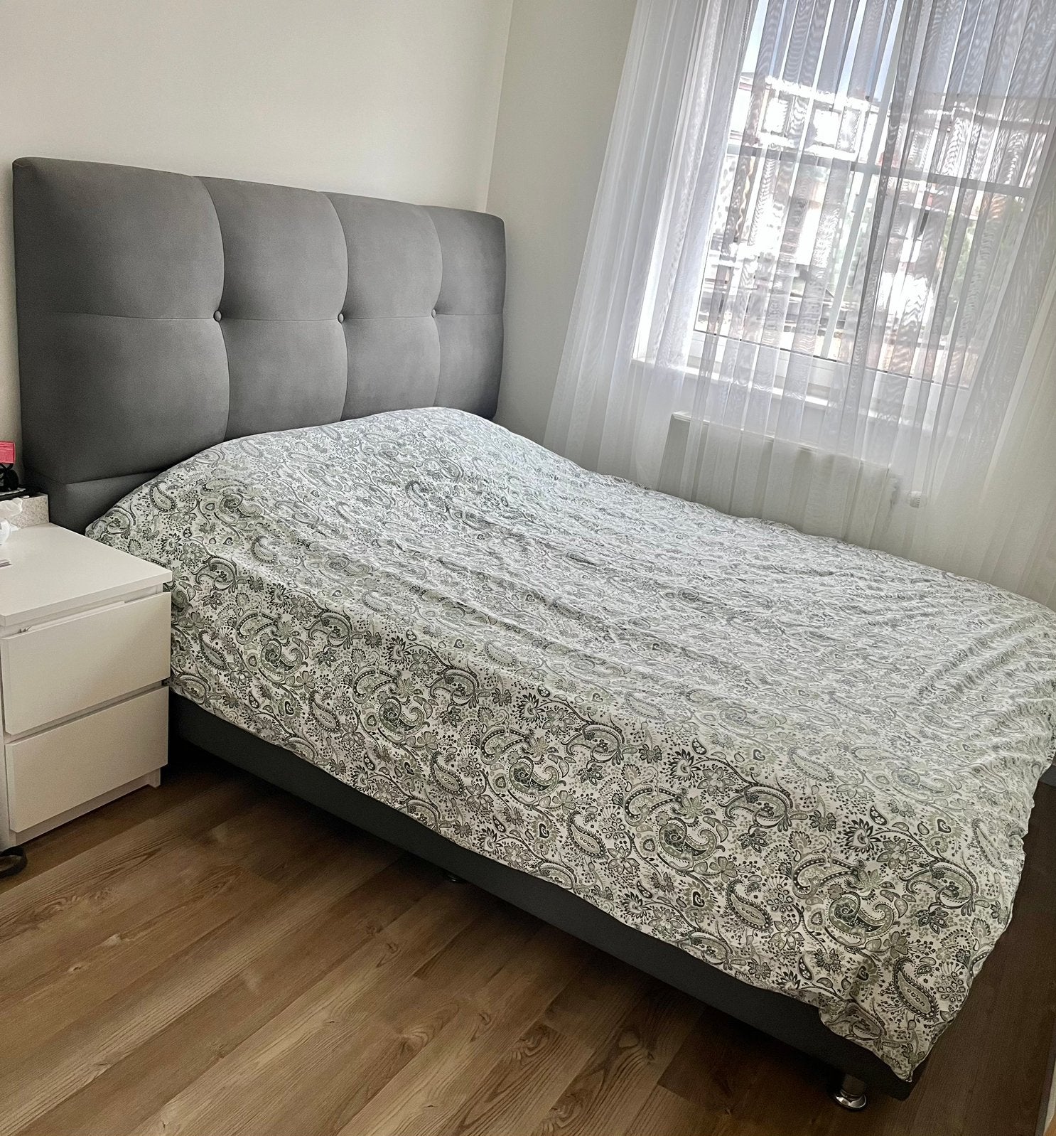 Boxspring 200x160, Ophalen, Gebruikt, Tweepersoons, 200 cm