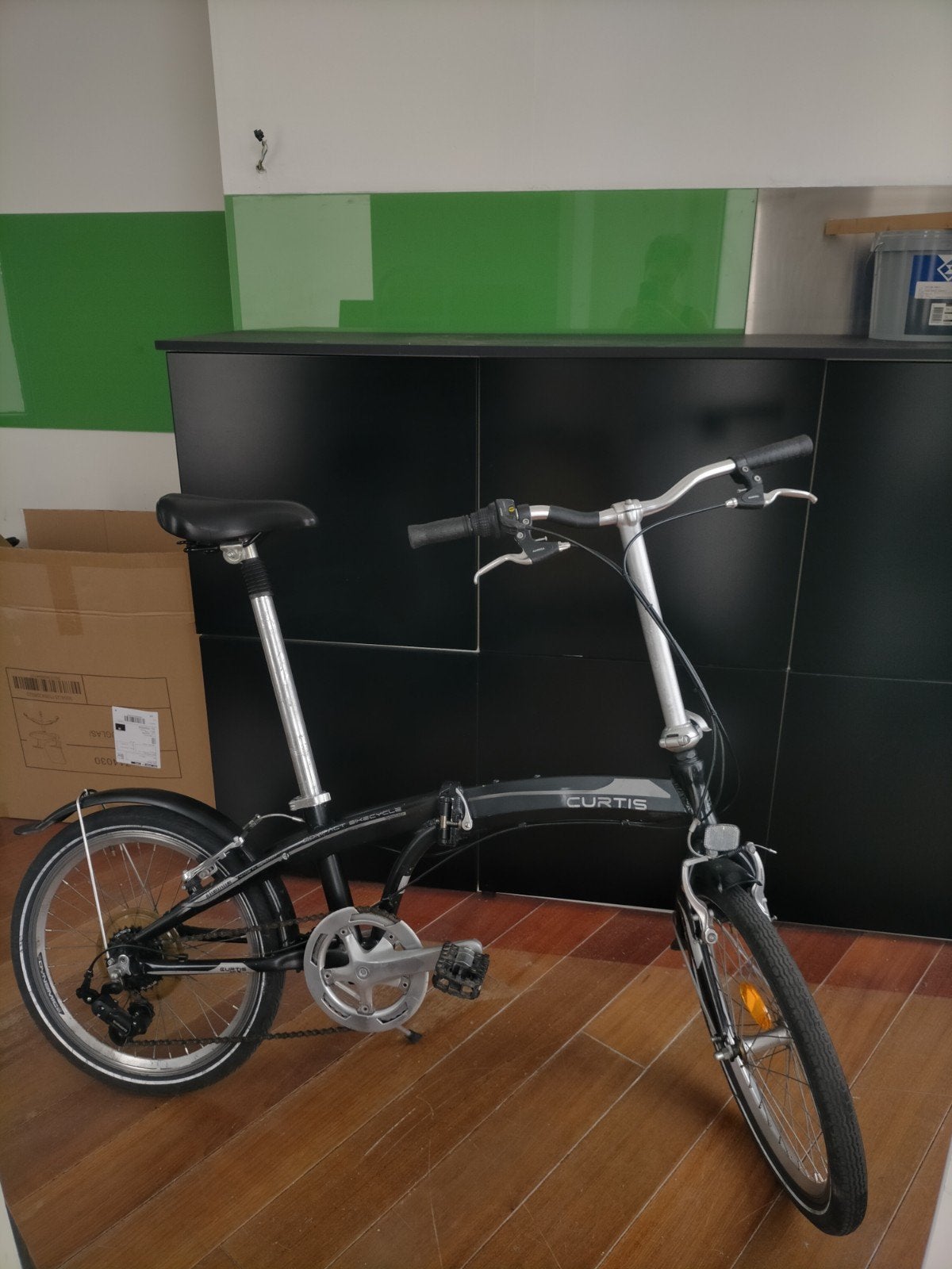Opvouwbare fiets, Fietsen en Brommers, Gebruikt, Versnellingen, Totaal opvouwbaar, Ophalen