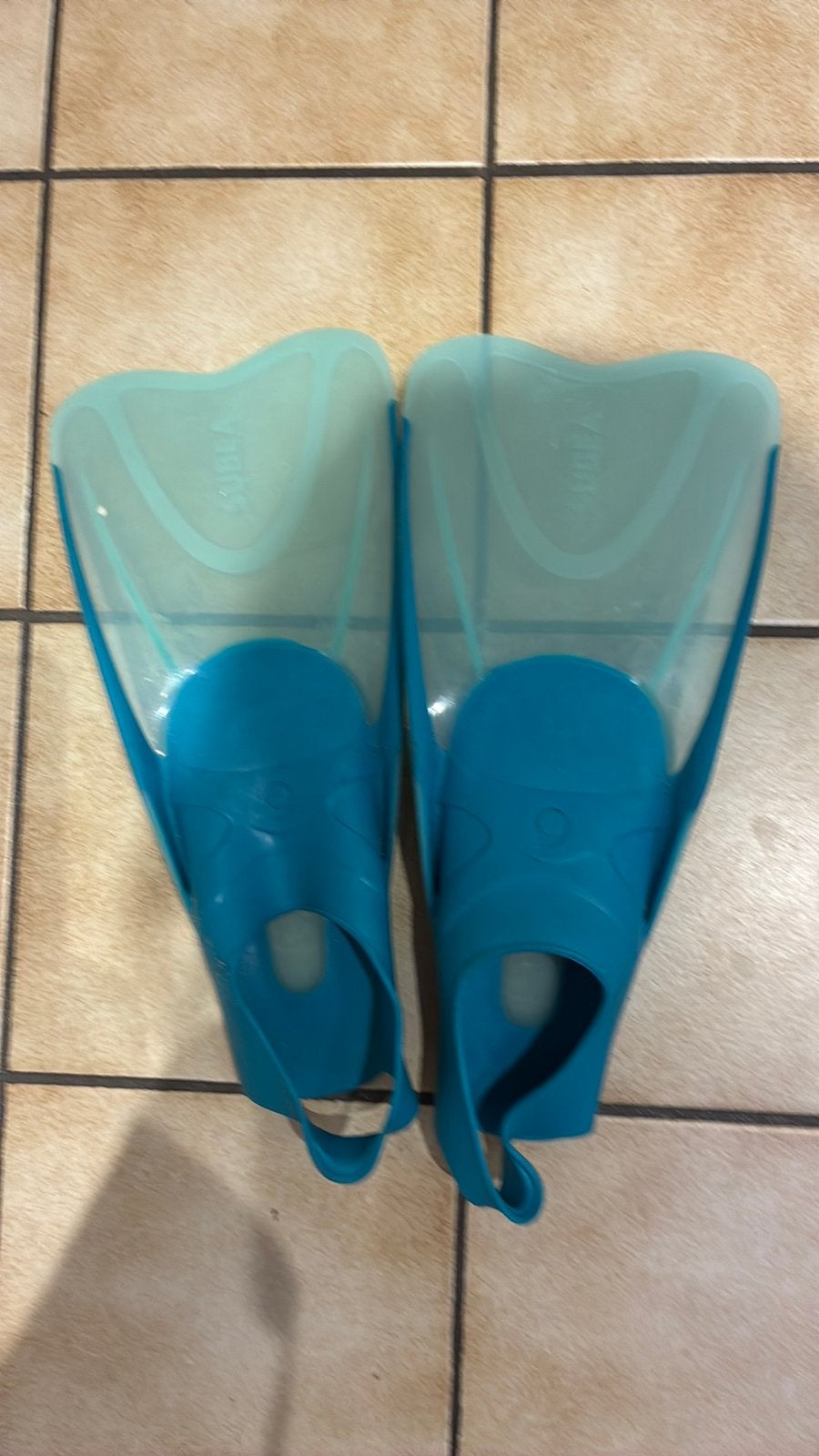 Zwemvliezen 38/39, Watersport en Boten, Ophalen of Verzenden, Gebruikt, Snorkelvinnen