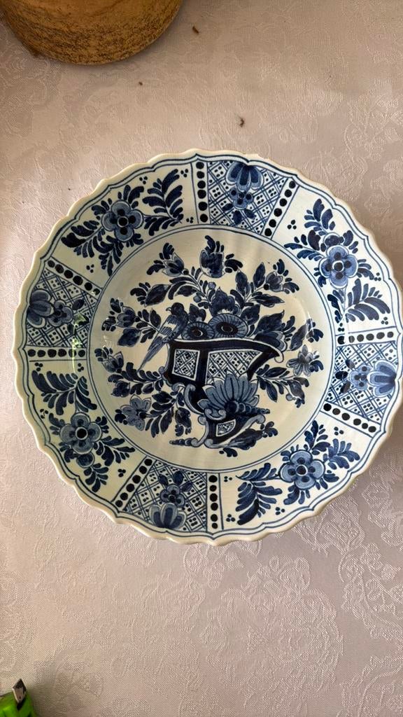 Delfts blauw schoteltje, Ophalen
