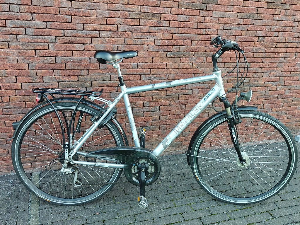 Herenfiets (met slot), Gebruikt, Velgrem, Versnellingen, Ophalen