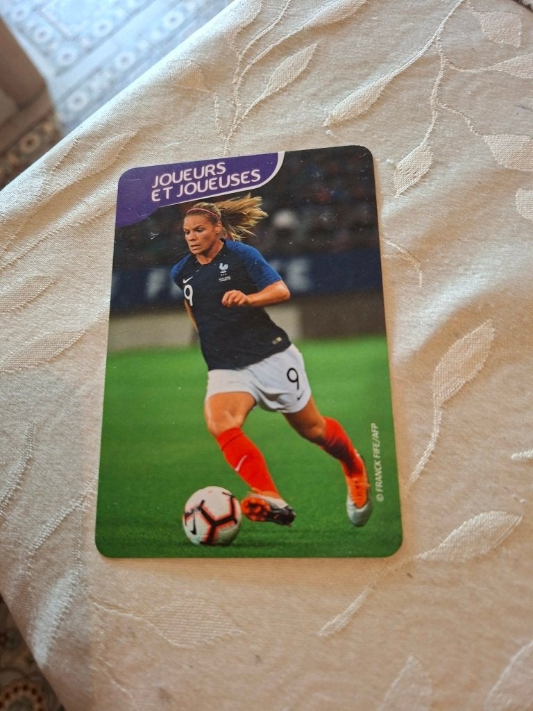 Voetbalkaart : Eugénie Le Sommer / Frankrijk, Enlèvement ou Envoi, Comme neuf, Cartes de joueur