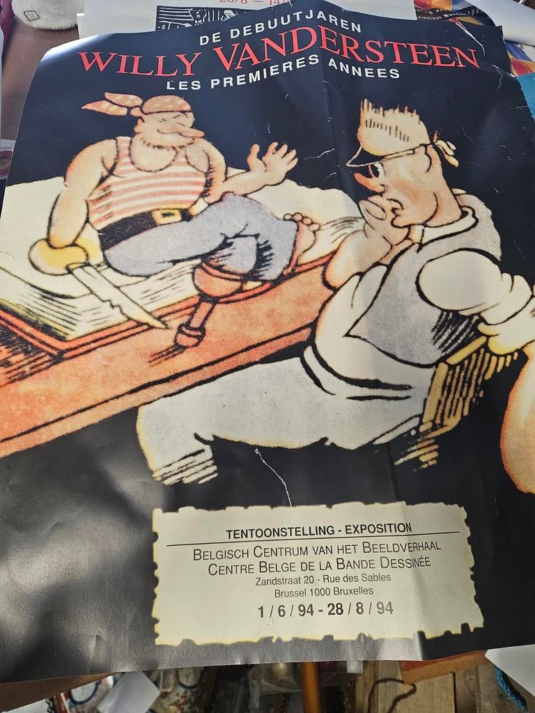 Affiche tentoonstelling Willy Vandersteen, Verzamelen, Verzenden