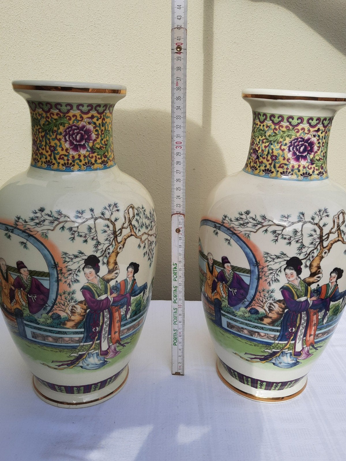 2 chinese vazen, Antiek en Kunst, Ophalen