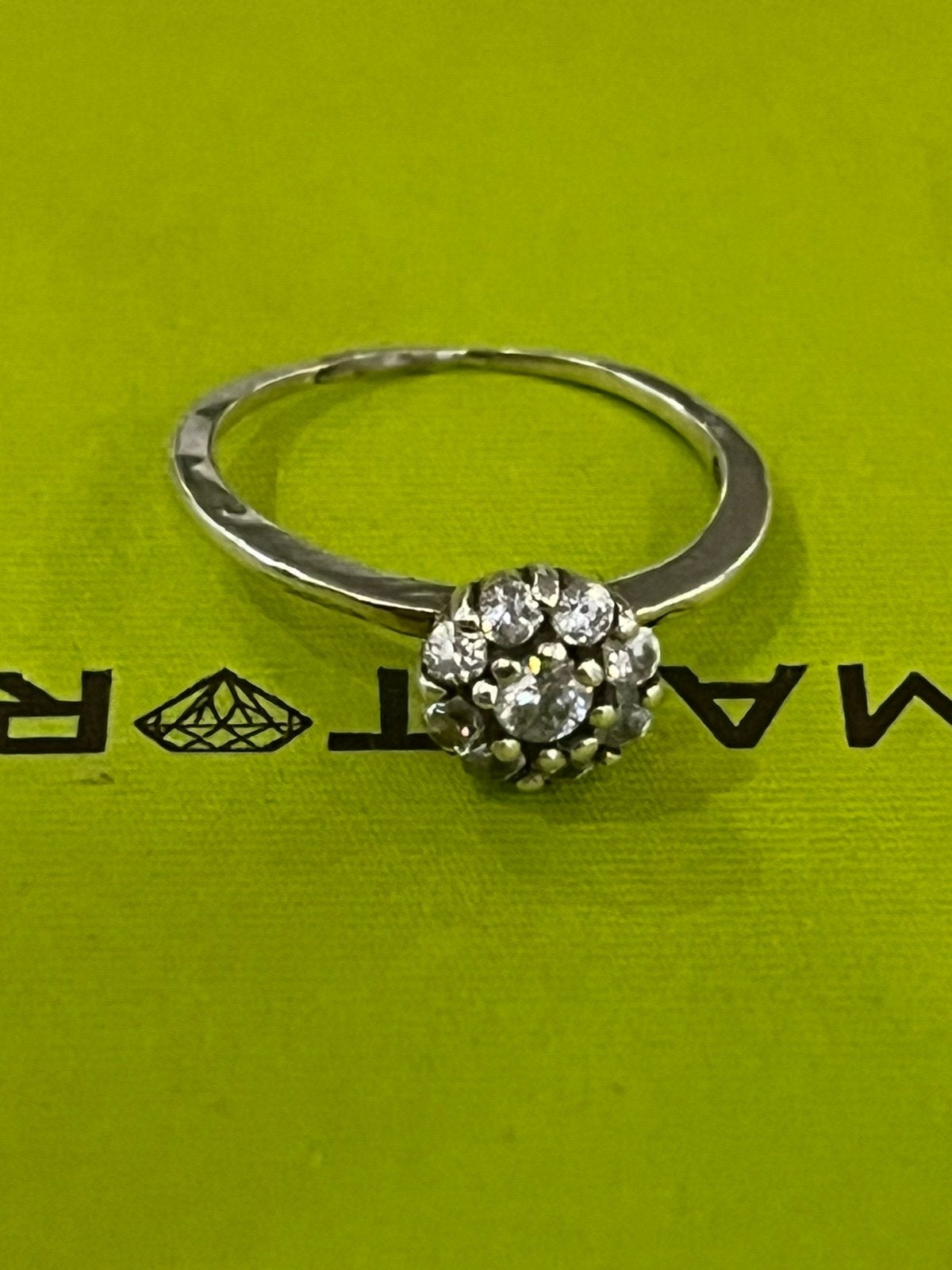 Zilveren ring 925, Handtassen en Accessoires, Ringen, Ophalen of Verzenden, Zo goed als nieuw