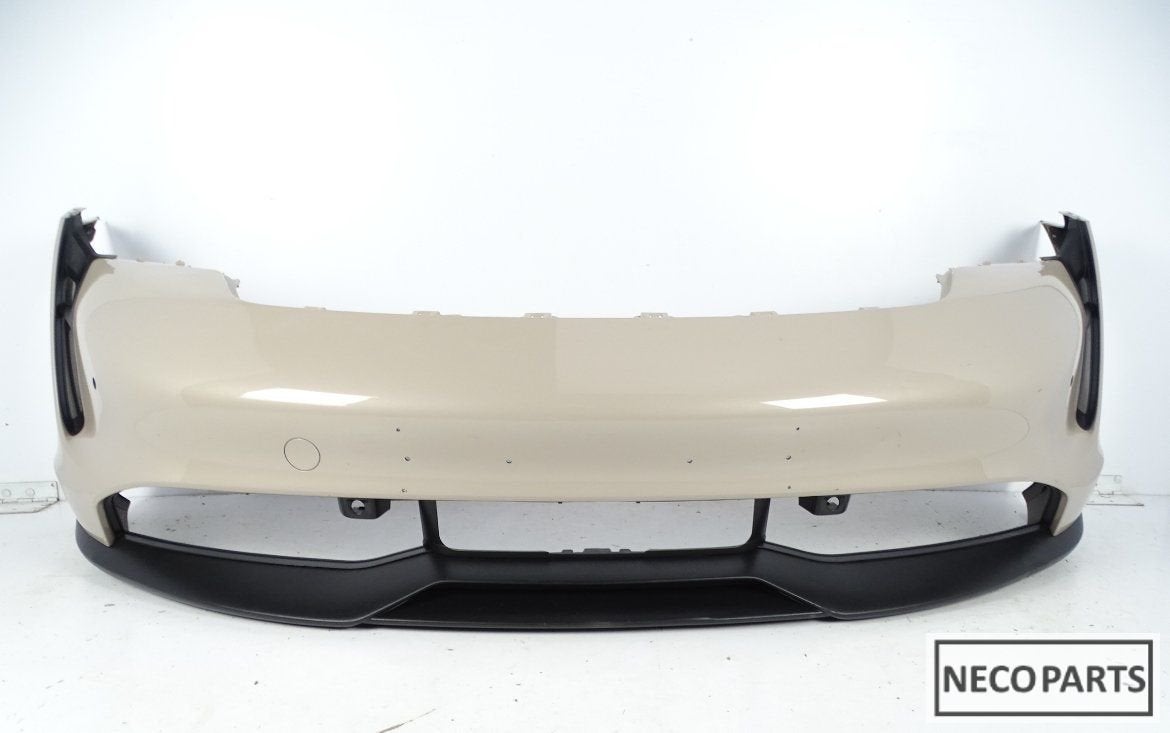 PORSCHE TYCAN 9J VOORBUMPER LEVERBAAR!!, -, Garde-boue, Porsche, Utilisé