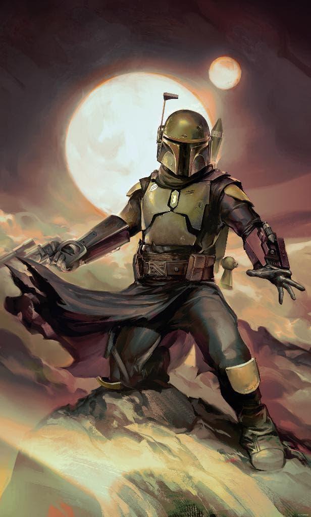 Star Wars Vlies Behang Boba Fett - 150x250 -Gratis Bezorging, Ophalen of Verzenden, Nieuw, Overige typen