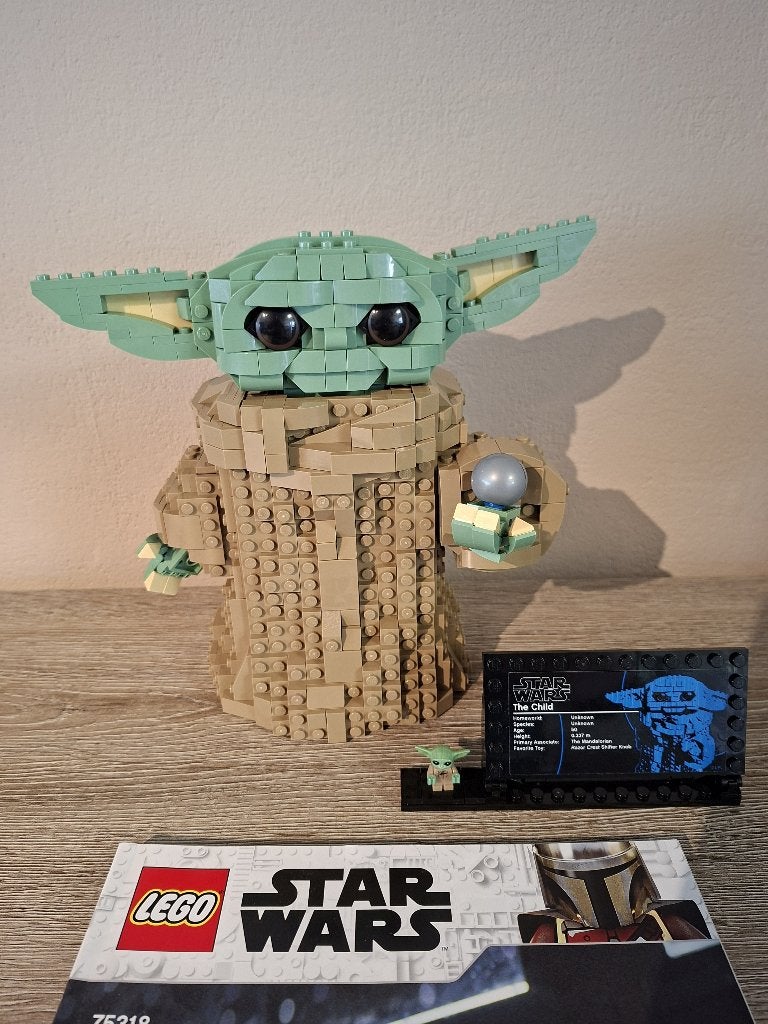 Lego Star Wars set 75318 Star Wars The Child Grogu Yoda, Collections, Star Wars, Enlèvement ou Envoi, Comme neuf, Statue ou Buste
