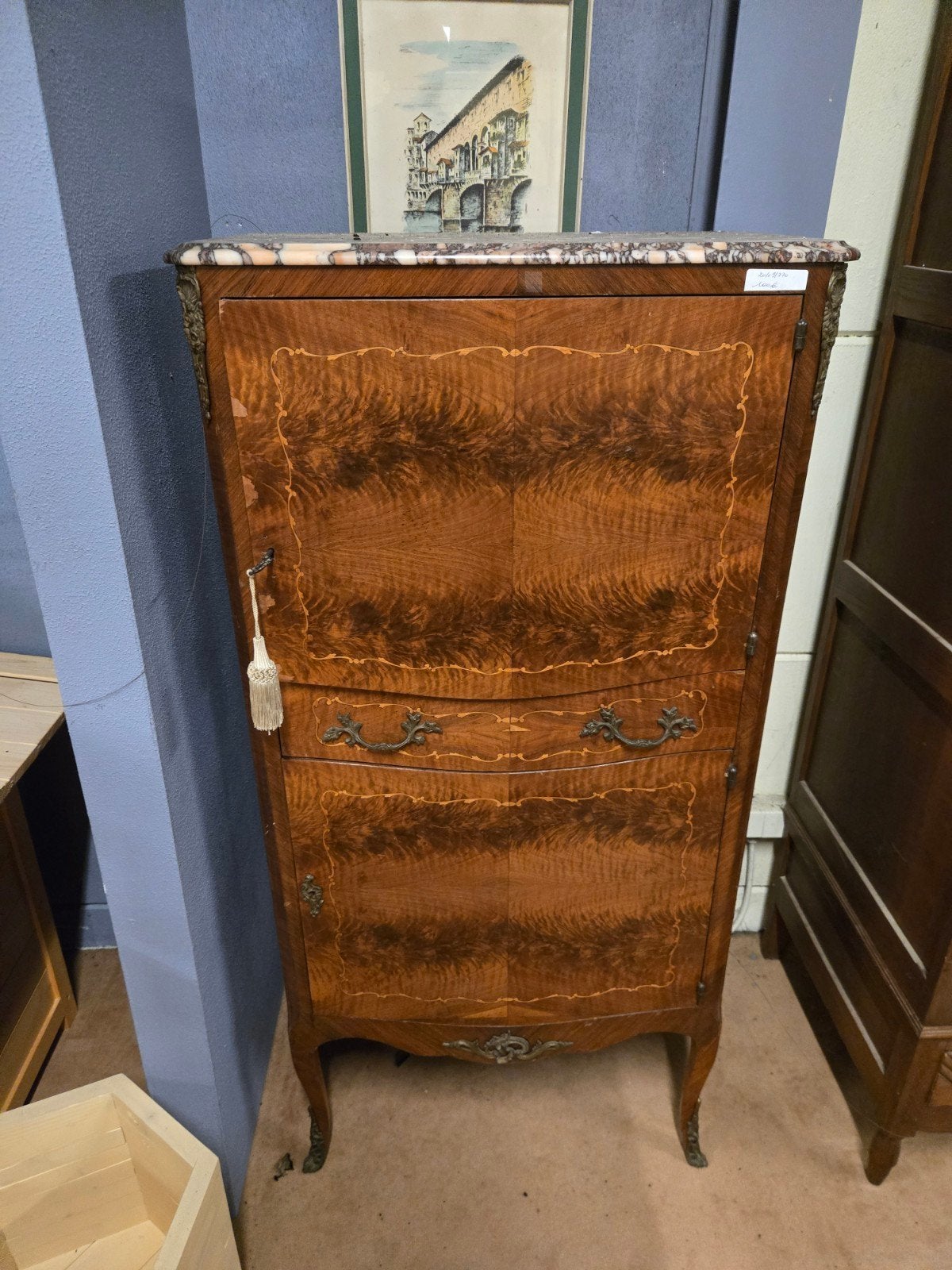 Meuble Bar, Huis en Inrichting, Kasten | Secretaires, Gebruikt, Louis XV. Transition