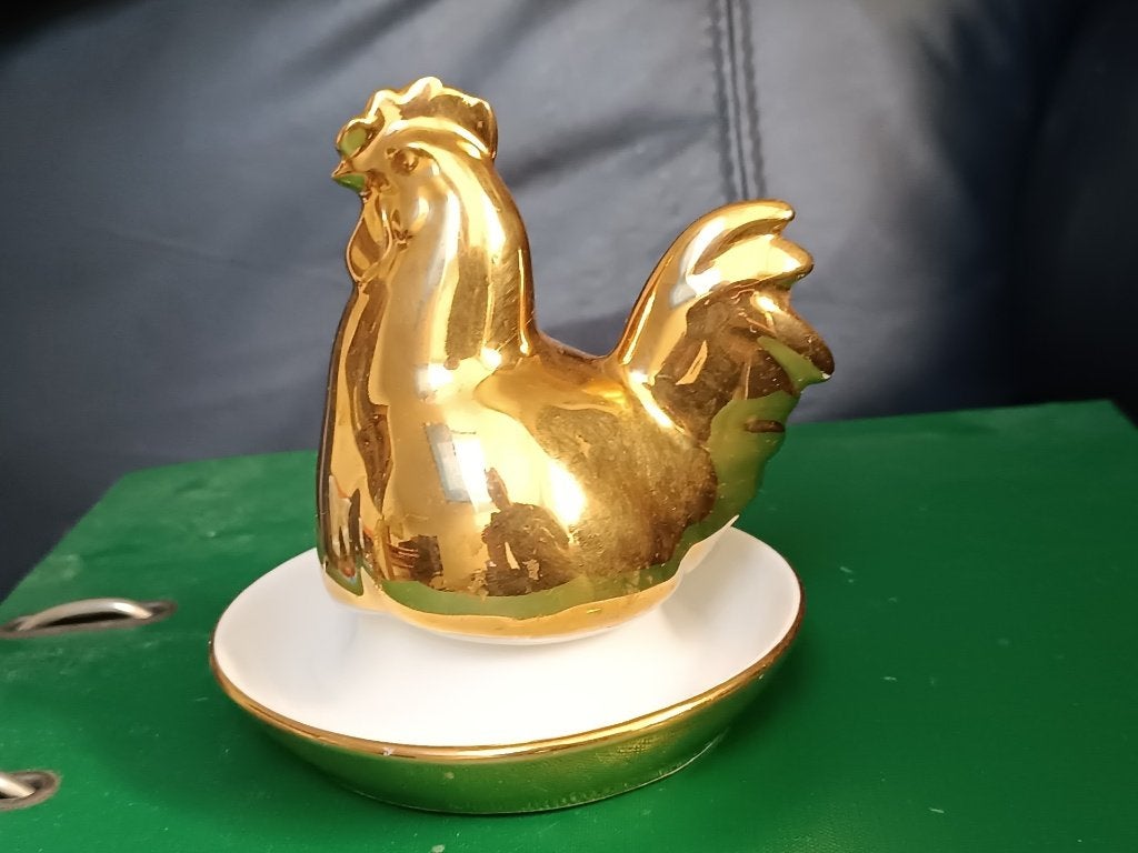 Royal Worcester Porcelain - 2-delige eierhouder, Ophalen of Verzenden